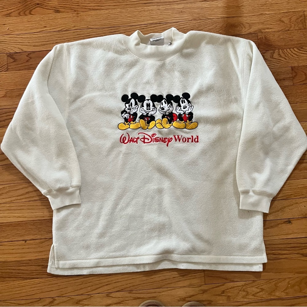 Disney world fleece sweatshirt